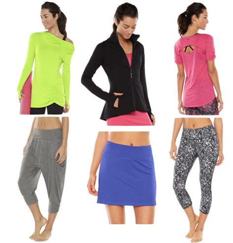 kohls athletic clothing